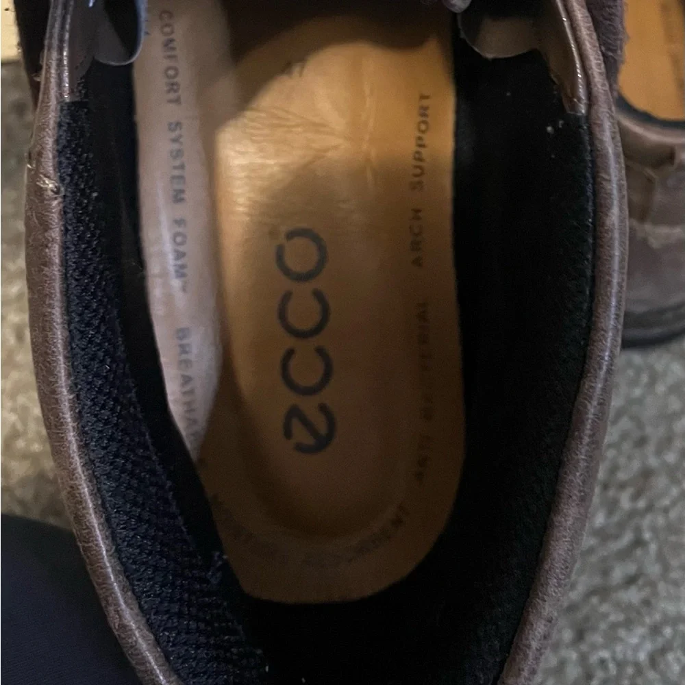 Ecco Nubuck Chukka Water Resistant Boots size 14